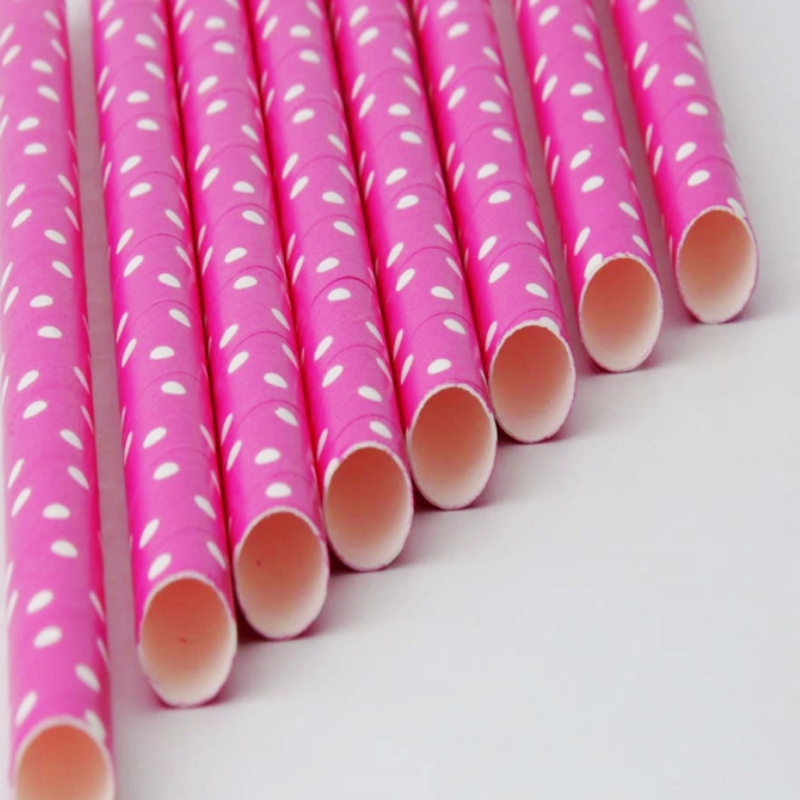 Diagonalt skåret papirstrå