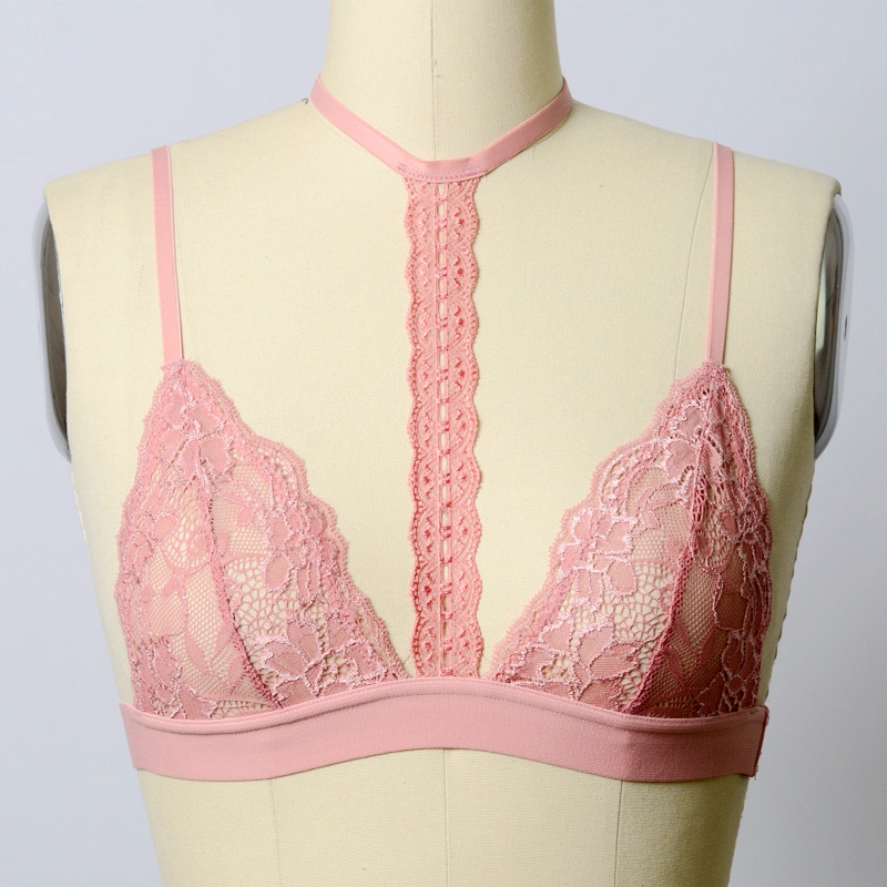 GA-5370 Grace Girl Scallop Lace Choker Bralette Engros