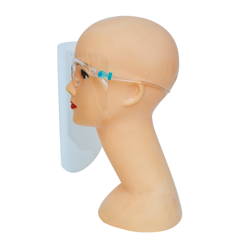 Disponibel anti Fog Sikkerhedsbeskyttelse Klar Plastic Face Guard Shield Glass