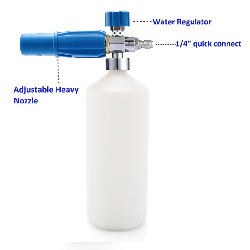 Skumkanon Sne Skumlanse Højtryksrenser bilvask Hurtig frigørelse Justerbar 1\/4 \