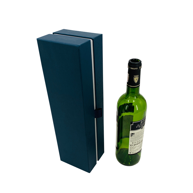 Mørkeblå vin gaveæske Champagne gaveæske luksus og elegant