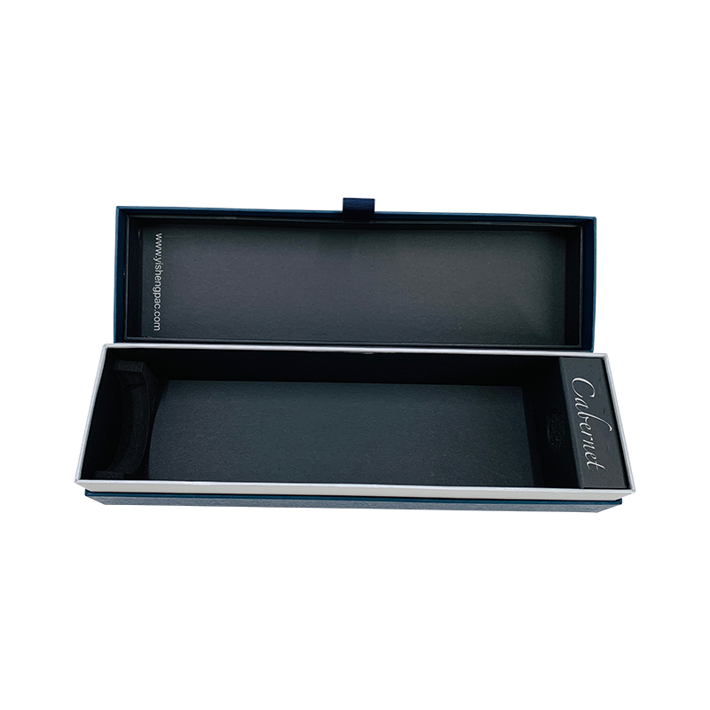 Mørkeblå vin gaveæske Champagne gaveæske luksus og elegant