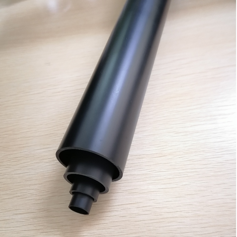 Industrielt plan Sort PVC-rør til legetøjs specialfremstillede plastrør til håndskinne til stativ til stativ
