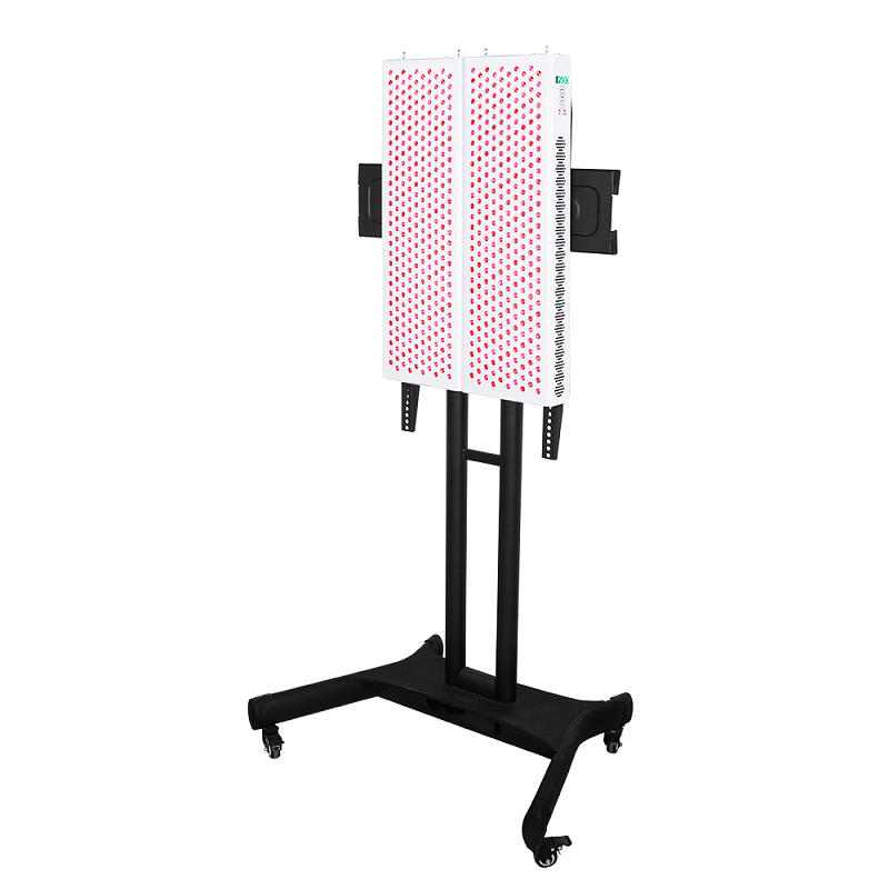 RD1500X2 Kombinationsbehandling med rødt lys Nær mig Infrarød lysbehandlingsudstyr Trolley Bracket Kinesisk industri