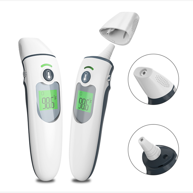 Medicinsk hjem Høj nøjagtighed Digital pande og øre infrarød hurtiglæst termometer til baby og voksen FDA / CE / Rohs godkendt