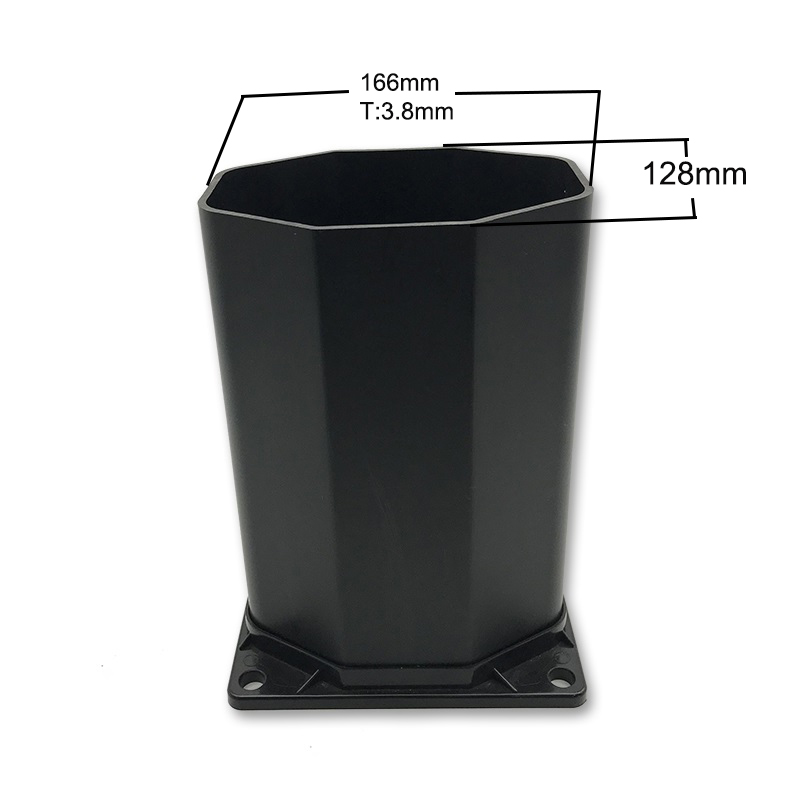 Egnet PVC-plastrør med oktantal rør til badekabiner