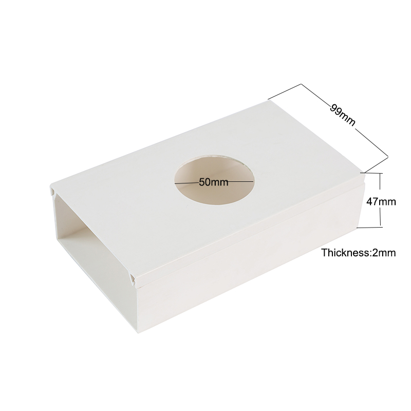 PVC-plantningsprofil pvc-anlæg til dyrkning af rendesten PVC hydroponisk rendesten til landbrugsdrivhuse