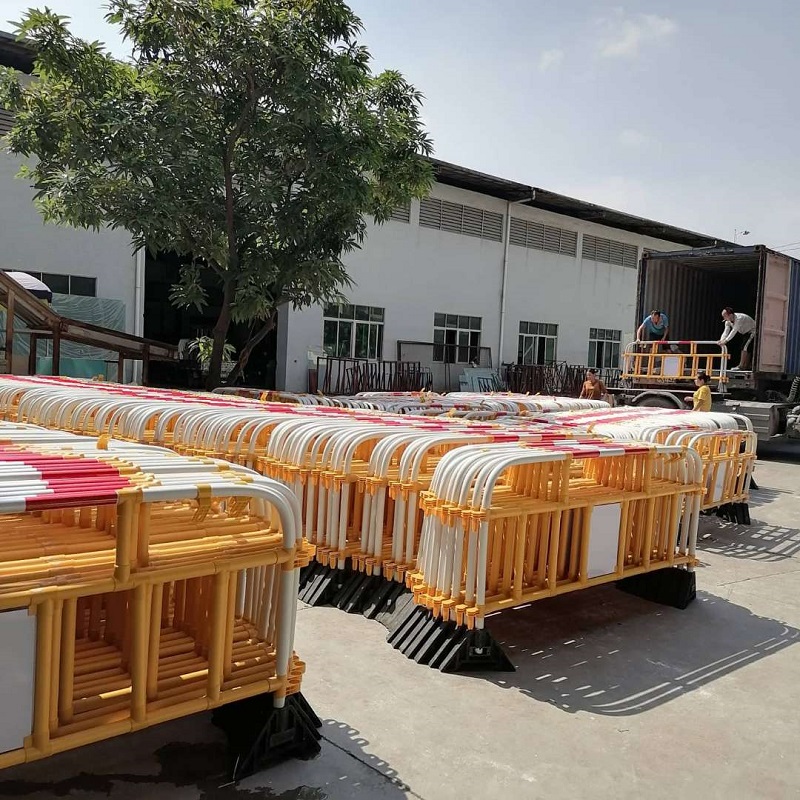 2 meter plasthegn pvc trafiksikkerhed Barrierer til fodgængerbarrierer barrierer koster gelænderbarrierer for folks sikkerhed