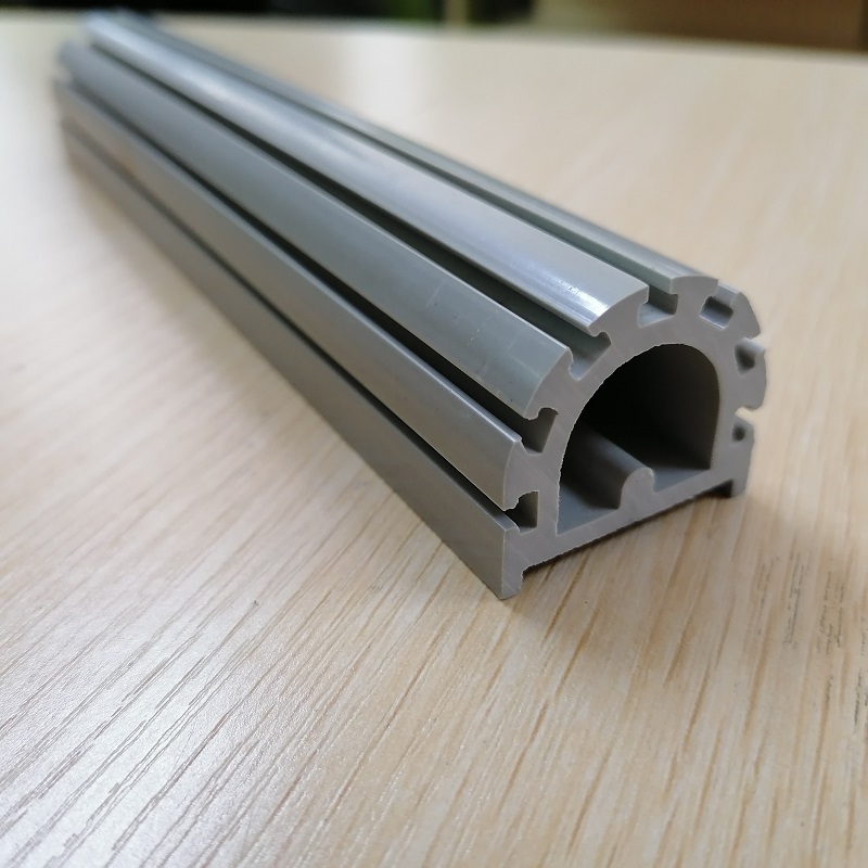 Ikke-standard skræddersyet pvc profil fabrik pvc industriprofil pvc D form profil