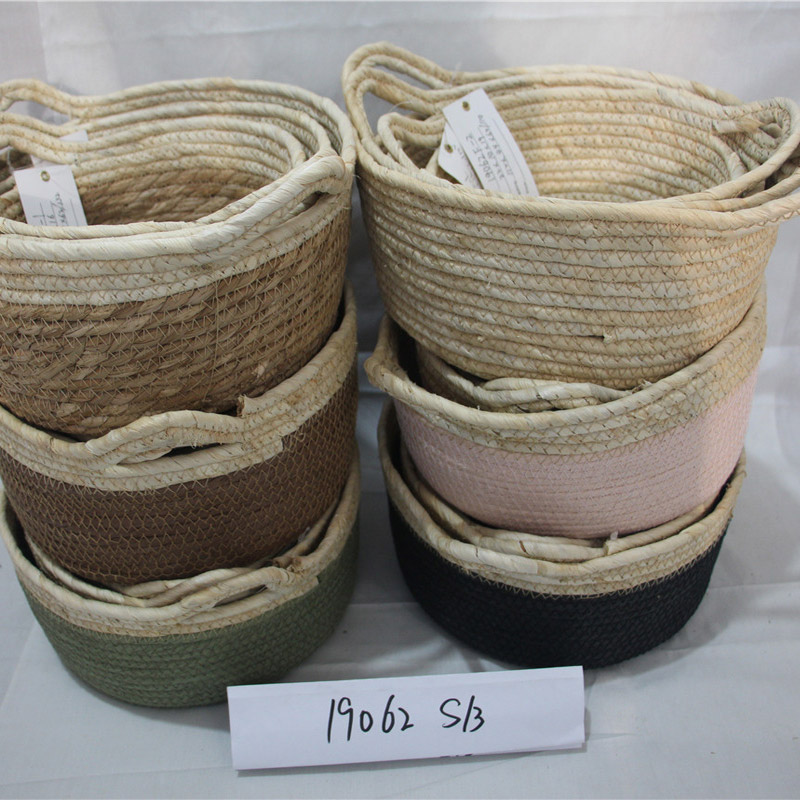 Rattan Oval vævet kurv til gaver Picnic Tom frugt Gavekurve Håndvævet haveholder til opbevaring af grøntsager