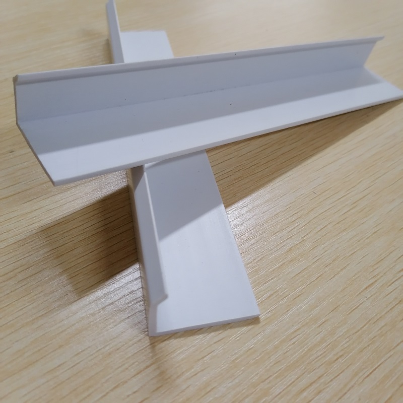 pvc Plastic l formet kanalprofil pvc beskyttelsessektioner trimmer angle Trim