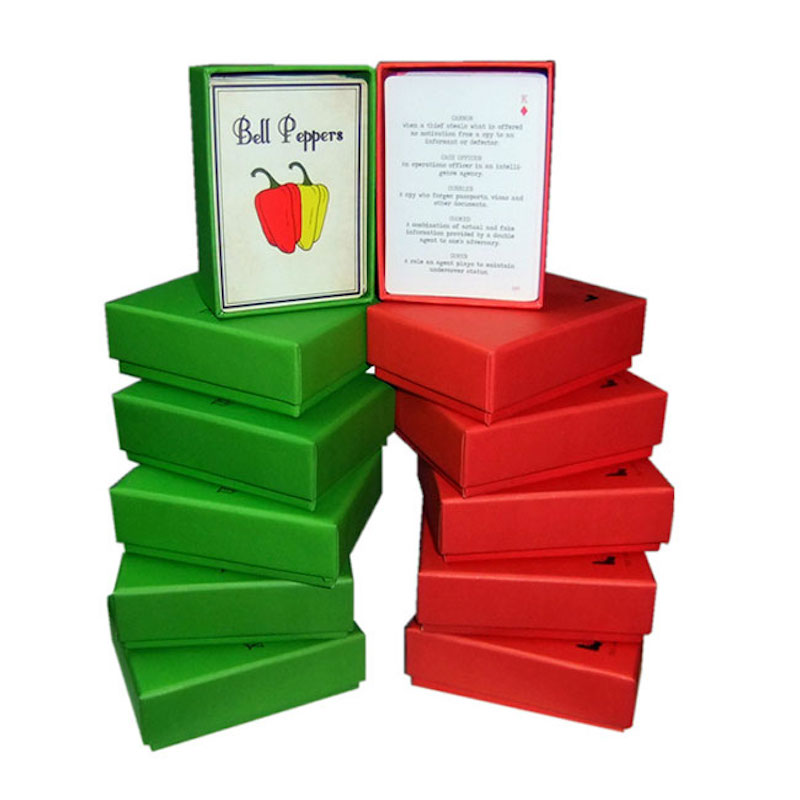 Udskriftstjeneste, der spiller kort Deck