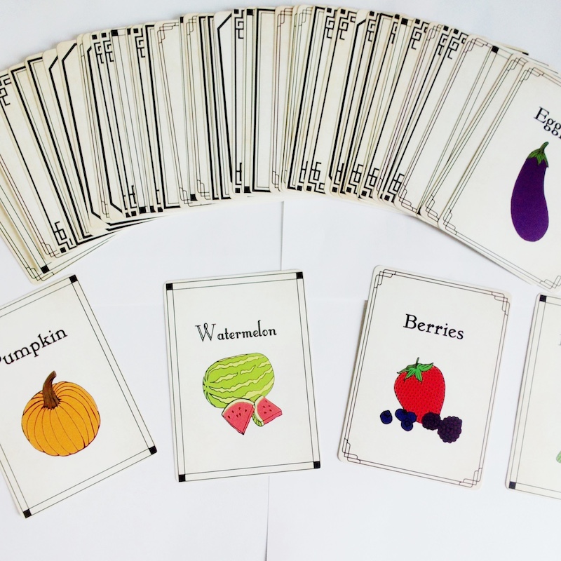 Udskriftstjeneste, der spiller kort Deck