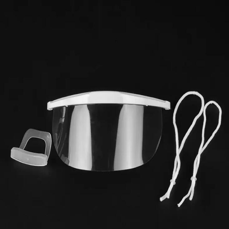 Engangs munddæksel Plastik Anti-tåge sanitær gennemsigtig mundafdækning