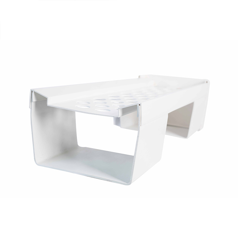 Brugerdefineret PVC-profil ekstruderet firkantet rør til vandfald, forhænget gennem PVC-rør til forhængning af vægge til kantning af vægge