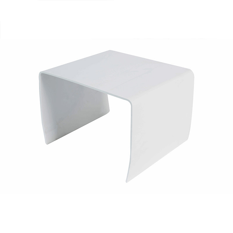 Brugerdefineret PVC-profil ekstruderet firkantet rør til vandfald, forhænget gennem PVC-rør til forhængning af vægge til kantning af vægge