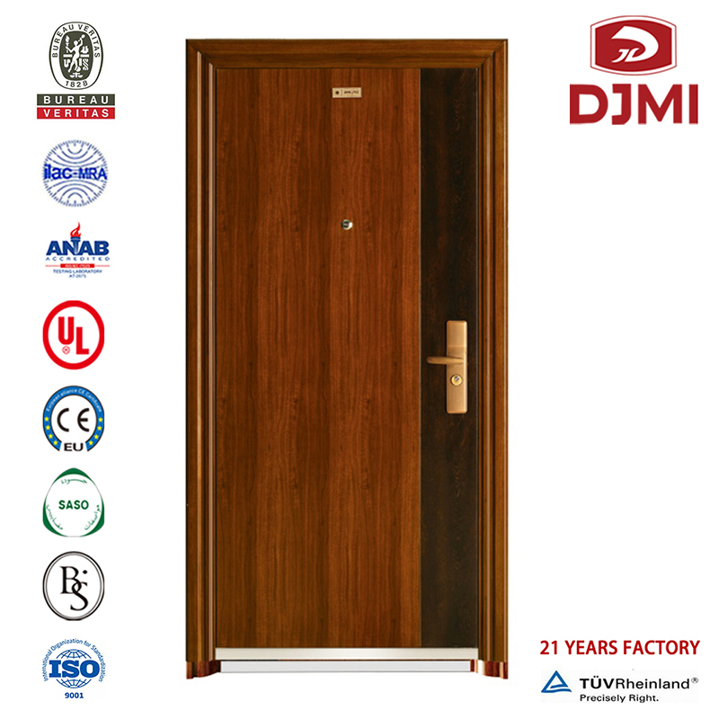 Brand New Puerta Hierro American Panel Nigeria Eksterior Steel Door Selling Puertas De Hierro Hot Sale High Quality American Panel Nigeria Eksterior Safe Room Steel Doors