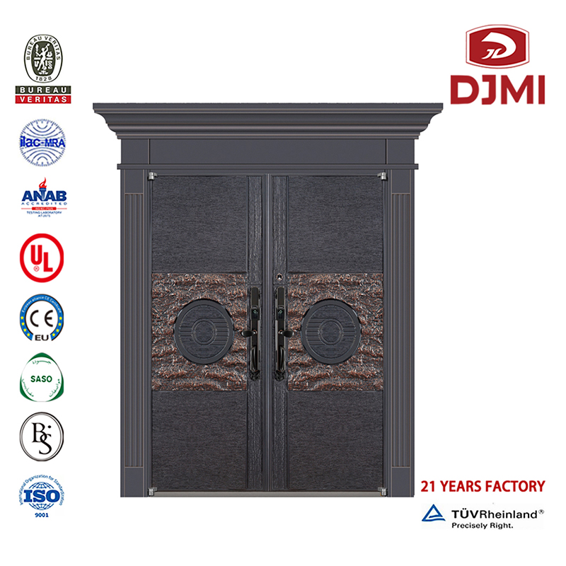 Tilpasset træ i Guangdong New Steel Wood Security Door Super Armoured Doores Nye indstillinger Design Byg Byg af Stål Stål Døre Armeret af Stålstål Døre Kinesisk trækonstruktion Design Moused Veneer Steel Doors Armoured Doors