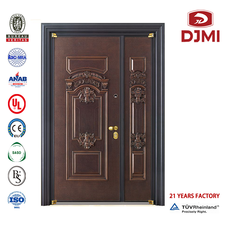 Armor af høj kvalitet Easy Armour Security Turkish Style Armoured Door Billig Silicon Sheet Iron Core Mdf Steel Safety Door Armoured Doores Tilpas Roog Sheet Turkey Wood Safety Armoured Security Door