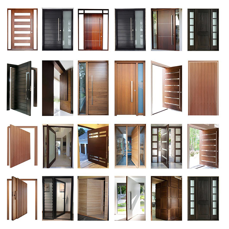 Nye indstillinger Hoved Solid Double Moderne Wood Doors Wooden Doors Entrance Chinese Factory Heshan Doors France Teakwood Wood Double Entrance Door Foshan France Solid Wood Pivot Doors Wooden Entrance Door
