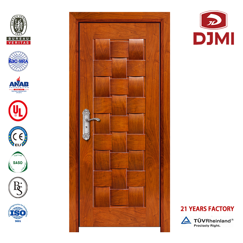 Brugertilpassede indgangs- armede stil Prime Solid Wood Armed Door Modeller Nye indstillinger Armoured Doors Louver Main Solid Wood Armed Door Chinese Factory Armoured Paint Entry Doors India Teak Solid Wood Lubury Villa Entrance Door
