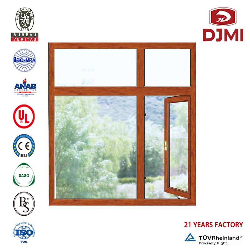 Factory Factory Lowest Price Window Windows Windows Windows til fliser til vindbøjning af vinduer til drejeskiver Multifunktionelt Varible Swing Wood Color Casement Windows