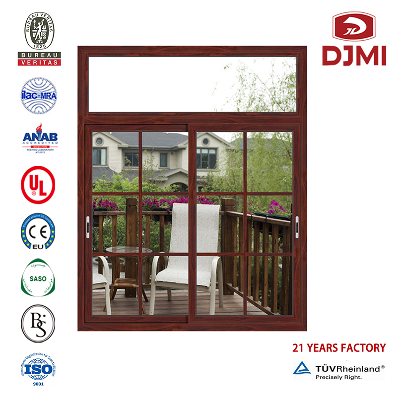 Hot Selling Commerical Grade Sliding Window Manufactures Best Aluminium Windows Tilpas Windows Design Heat Insuled Double Glazed Sliding Window Multifunktionel with Fiber Mosquito Net Low- E Glas Sliding Window Aluminum