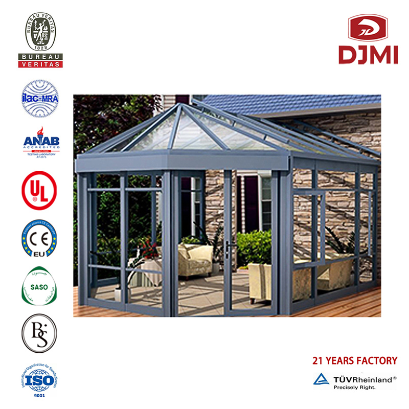 New Design Sun Room House Tempered Glass Best Seller Sunroom Brand New Sun Solskin Aluminum Patio Room Glass Aluminium Sunrooms Hot Selling Tilpas Sun Room Sunhade Sunroom with Lamineret Glass