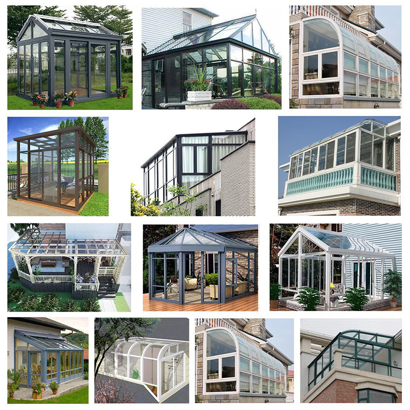 New Design Sun Room House Tempered Glass Best Seller Sunroom Brand New Sun Solskin Aluminum Patio Room Glass Aluminium Sunrooms Hot Selling Tilpas Sun Room Sunhade Sunroom with Lamineret Glass