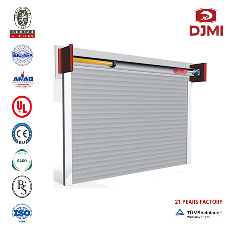 Brugerindstil Fabrik Pris Aluminum Billig kommerciel garagedør Multifunktionel Rul Op Automatic Lifting Aluminum Garage Factory Pris Aluminum Roll Up Billig Automatic Sectional Garage Door