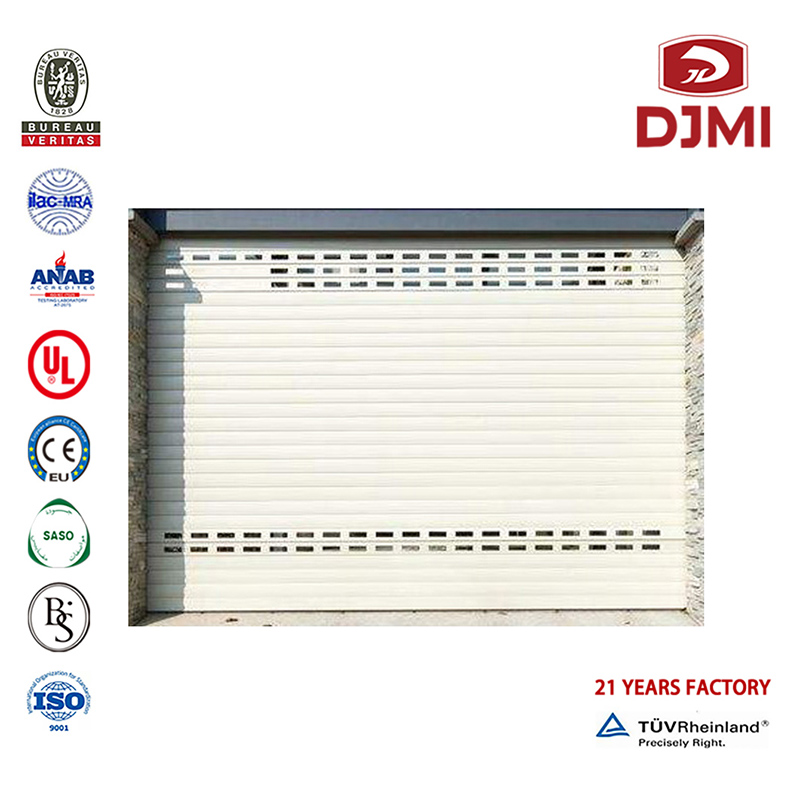 Hot Selling Wood Grain Rolling Door Color Door Manufacture Custom Garage Doors Multifunktionel Aluminum Rolling Doors Handels Garage Doors Professionelle Elektriske Aluminium Roller Double Doors Residential Garage Doors