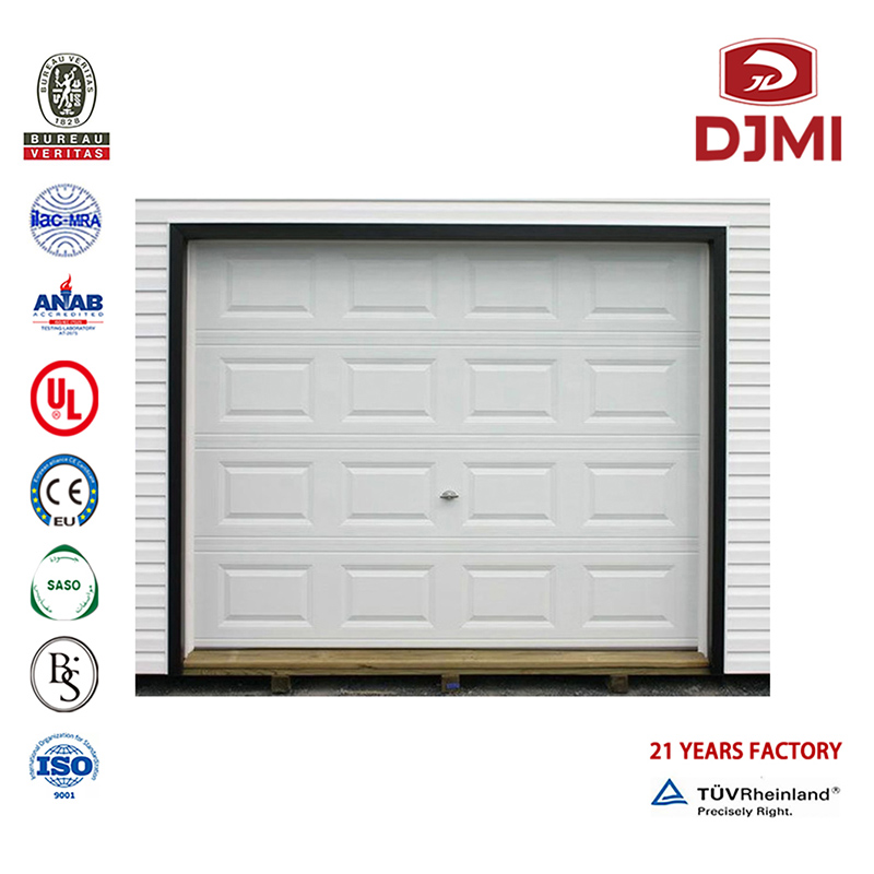 Multifunktionel White Color Roller Aluminum Priser To Garage Door Professionelle Rullende Aluminium Rolling Manufacturer Best Electric Up and Over Garage Doors New Design Powder Coating Automatic Door Roller Garage Døre