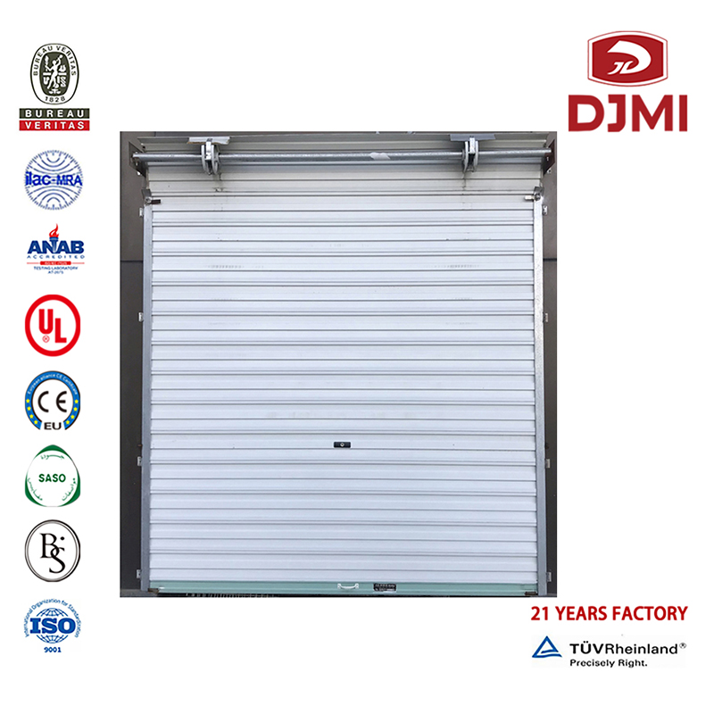 Brand Nye Billige Døre Enkelt 16X8 Garagedør Hot Selling Eletric Rul Up Up Doors White Garage Door Tilpas Sectional Anti Theft Panel Garage Door