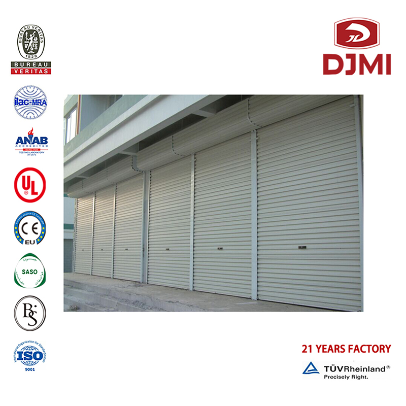 New Design Steel with Pu Overhead Garage Door Remote Roller Doors Brand New Cold Insulation Sectional Door Decorative Roll Up Garage Doors Hot Selling Heat Prevention Sectional Overhead 9X8 Garage Door