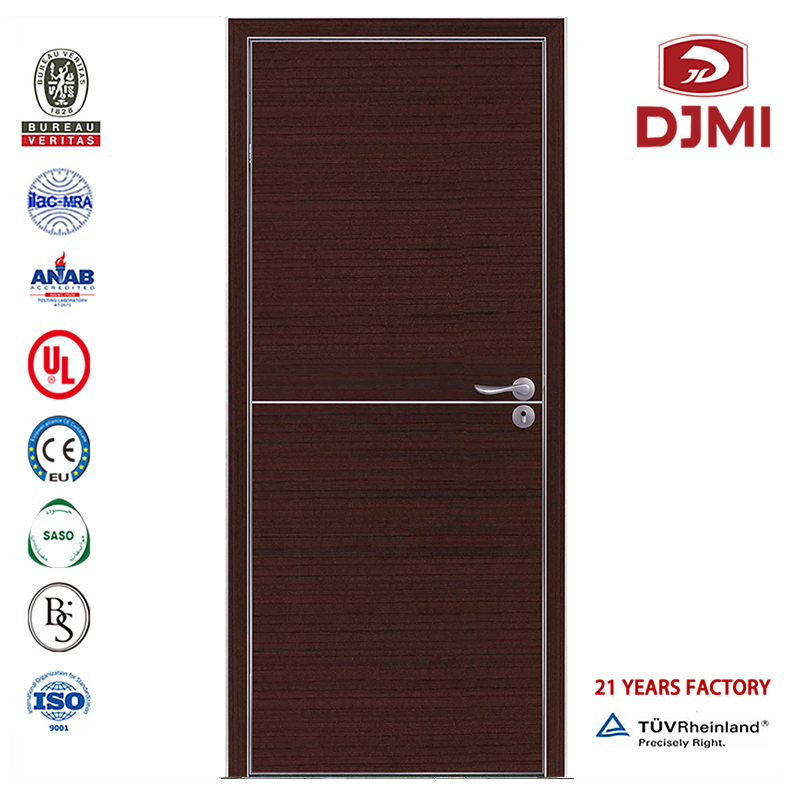 Mdf vandtæt Soundsikret Wooden Door Factory Chinese Factory Simpel Design Indendørs Hotel Melamine Mdf Flush Door High Quality Professionel Fashion Glass Style Simple Design Wood Lamination Sheets Mdf Smed Melamine Iron Single Door