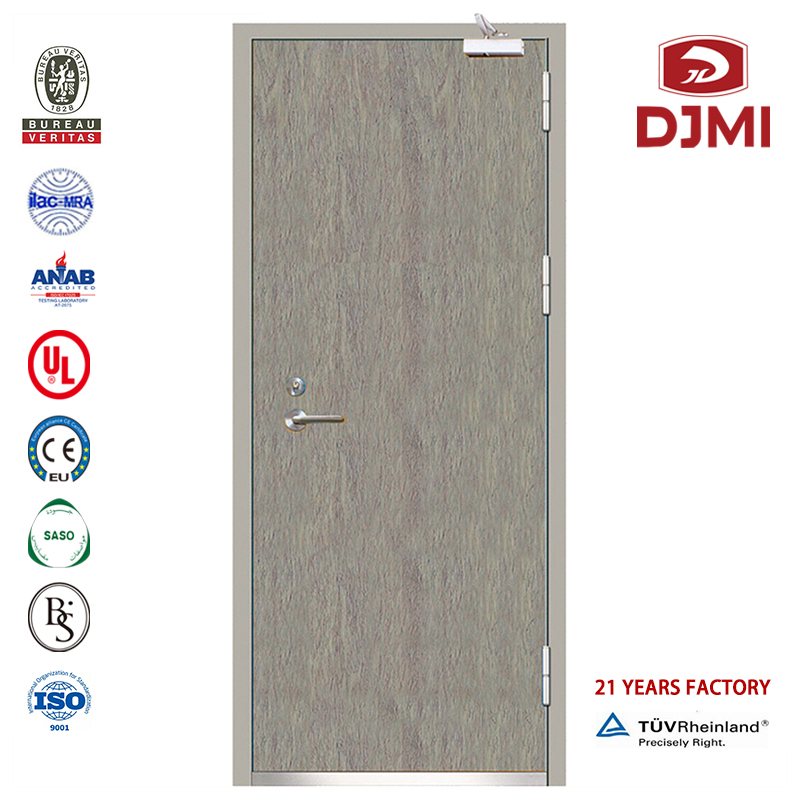 Kinesisk fabrik i kommerciel motoradgang til en varmebestandighed Stål Branddør Høj kvalitet 2 paneler Bs En brand med intern sikkerhed Lim Blæst bevis Ståldør Billigt vurderet Brandudgang Stål Tyverisikret dør