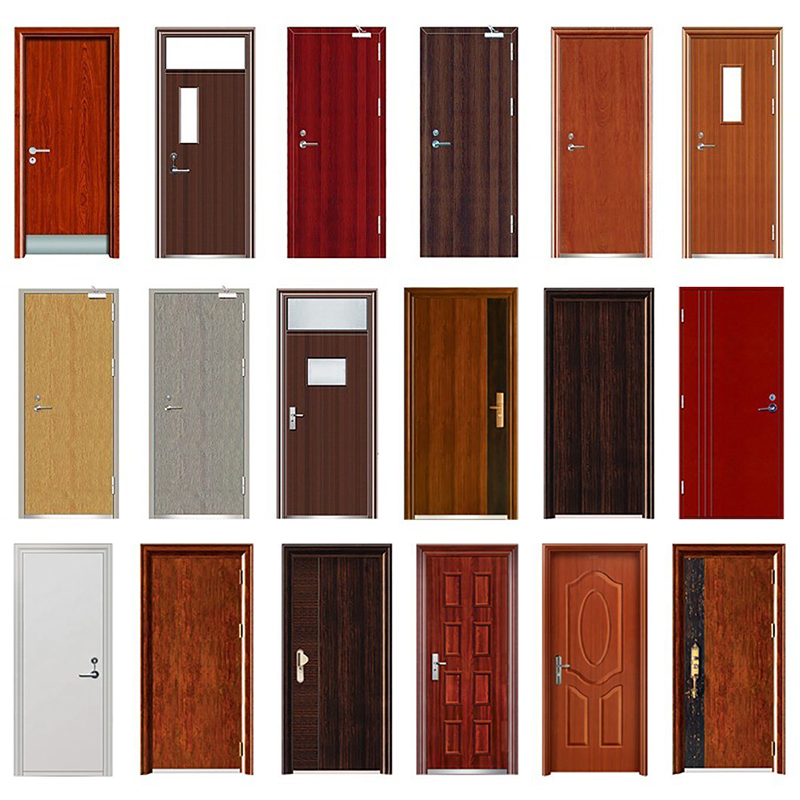 Filling Steel Door Multifunktionel Hotel Building Supplies Jail Cell Doors Made in China Alibaba Steel Door Frame South Africa Professionel Eksterior Security Double Doors with Stainless Handle Flush High Definition Steel Door