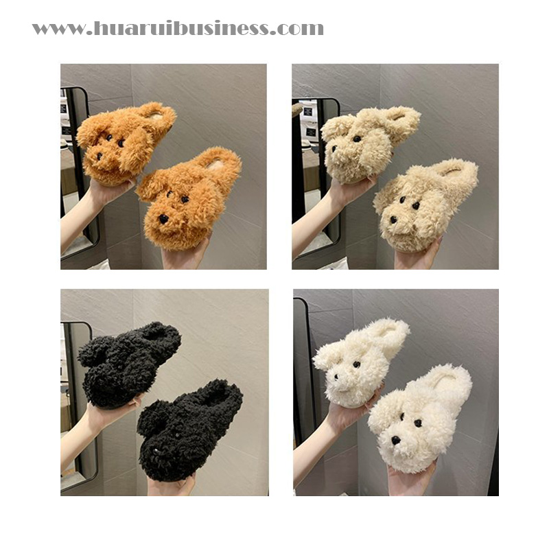 Søde hundehjemmesko, indendørs tøfler, pantofle, pontourfle