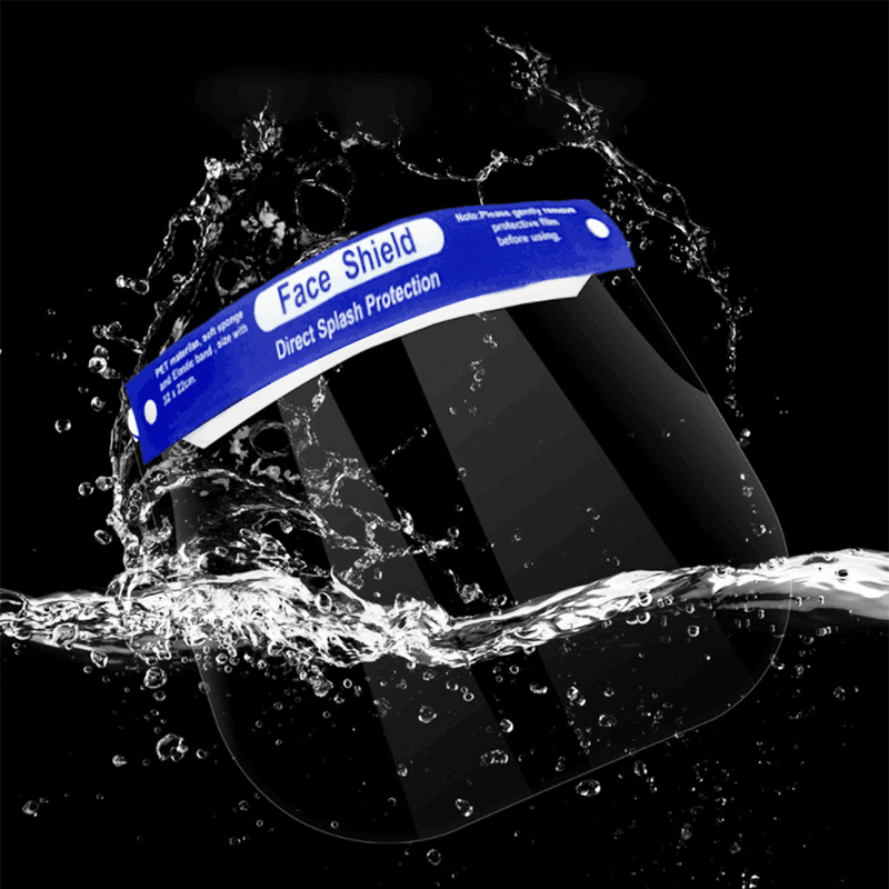 DA Tågebeskyttelsesbeskytter Ansigt Transparent Farve Clearshield Ansigtsskærm Ansigtsskærm Fuld
