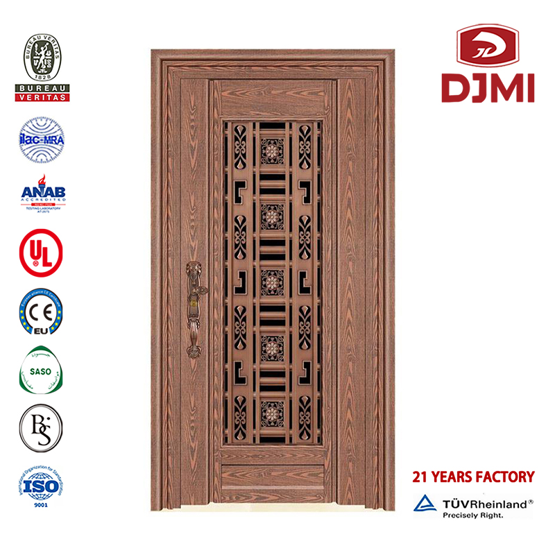 Stål Double Door Design Chinese Factory Gate Special Design Design Relosted Door Hud Metal Sheet Metalfarvet Stainless Steel Main Doors High Quality Cold Rolled Special Oversat Skin Water Project Panel Colored Steel Safety Door Grill De...