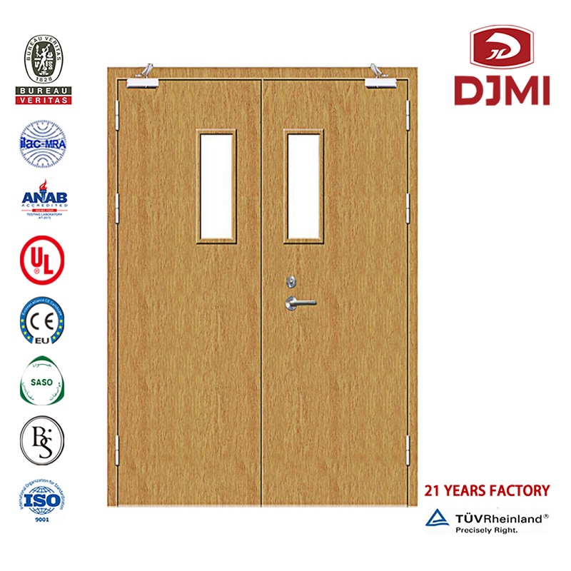 Chinese Factory Hotel Apartment Brandsikkert Veneer Wood Doors Design Brand Bevis Wood Doors Tilpas 30 60 90 90 Minutter Nomined Design Hotel Wood Lacquer Branddør New Sections Us Certificated Wooden Hotel Dør 90 Min Brand Nomed
