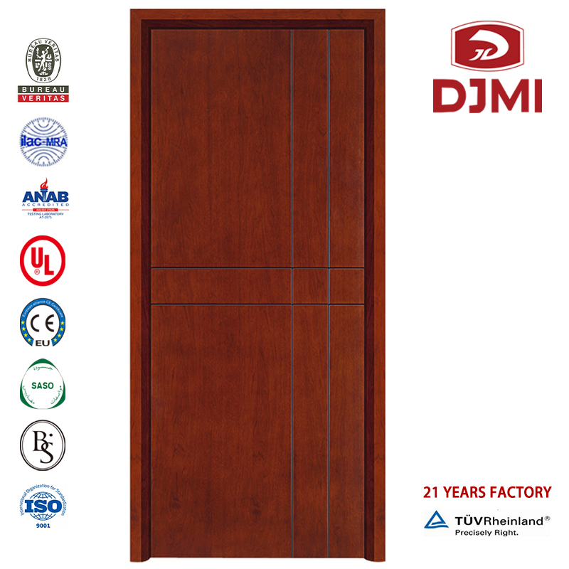 Ul Composite Wood Door Billige Indenrigs Solid Wood Doorfartment Branddøre Tilpasset Veneer Single Fire Bevis Dør Oak Fast Wood Indenrigsdøre Nye indstillinger 3X3 Rammer China Manufacturer Fire Solid Wood Door