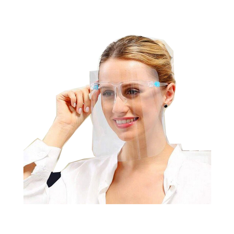 Topsælgende ansigt Visor Mode Eyebebærer Ansigtet Shield Glass Ramme Transparent Safety Face