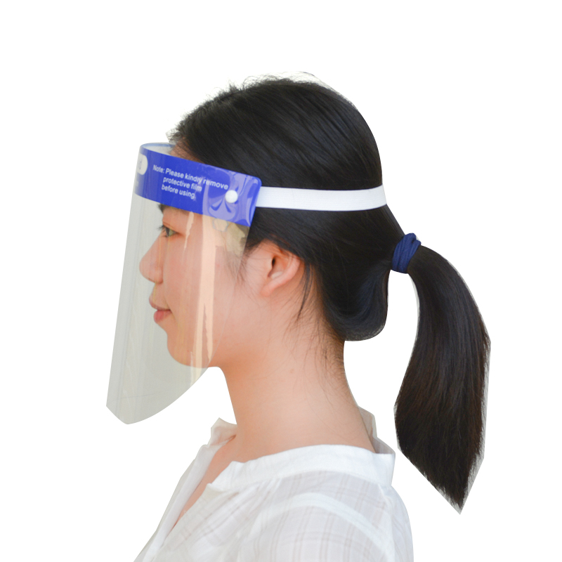 OEM Tilgængelig Visor Voksen Udendørs Sport Transparent Face Shield Clear Face Guard EN166