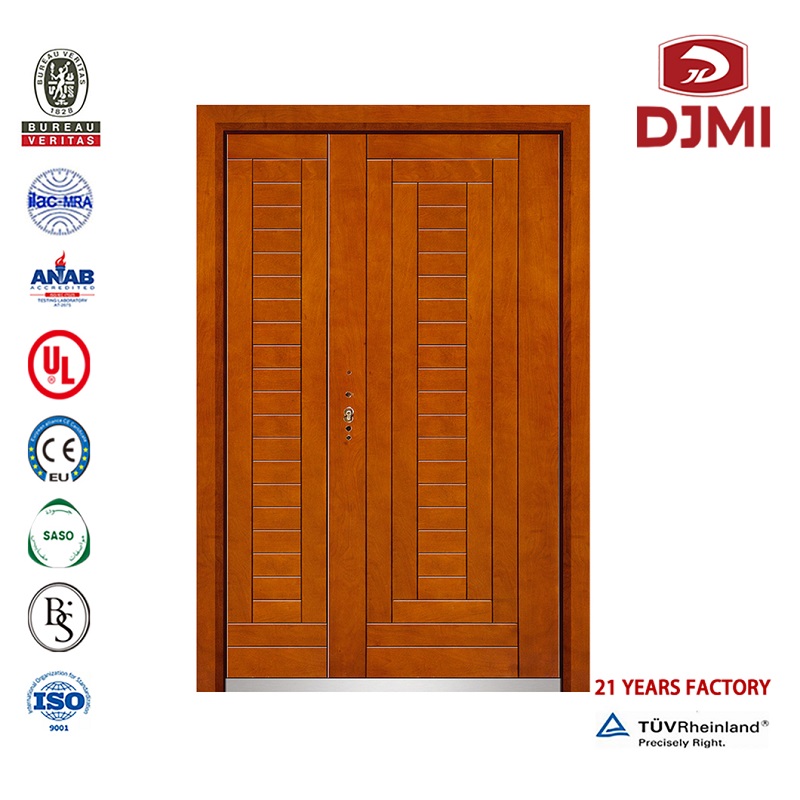 Nye indstillinger Armoured Doores Hdf Bedroom Wood Front Door Design Chinese Factory Armoured Security Solid Wood Material Door Armed High Quality Strong Security Oak Solid Wood Armed Door