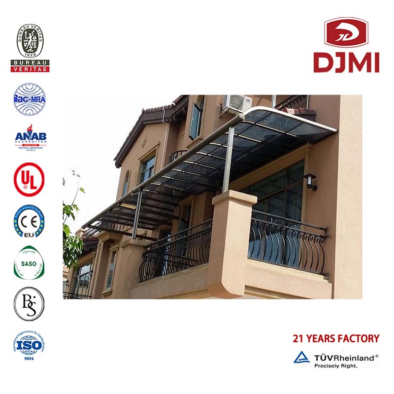 Multifunktionelt byggemateriale Kanot Tent Carport Professionelt Yderbeklædning Bilparkering Cars Garage Nyt designvindue Awlin Aluminum Ramme Metal Carport Pergola