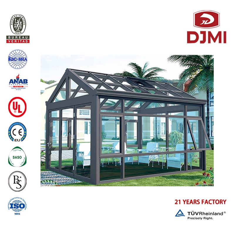 Brand New Aluminium Design Insulated Glass Sunroom Aluminium Sunrooms Hot Selling Aluminium Aluminium Aluminium Design Sunroom Winter Graden Tilpasset Agricultural Tempred Glas House For Sunroom Garden Sun Room