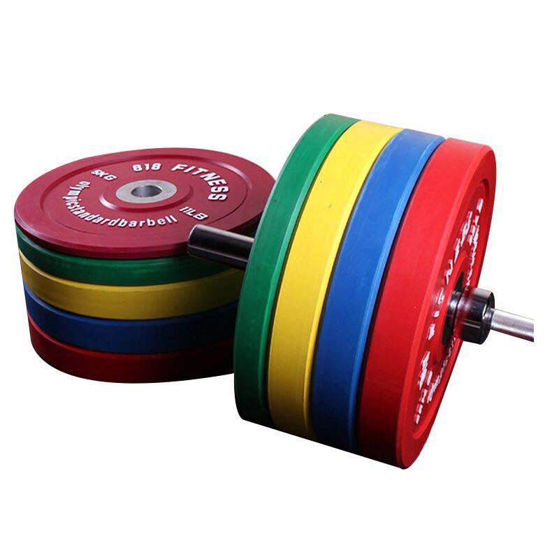 Leadman Vægtplader Sell Well Weight Barbell Plat for Gym Fitness Gym Vægtplader Bumper Plader Gummi