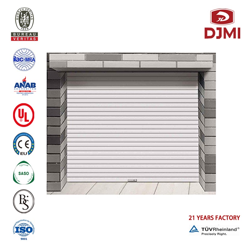 Hot Selling Automatisk Overhead Sectional Pu Doors Steel Garage Door Tilpas stål Overhead Doors Sectional Garage Doors For Sale Multifunktionelt Panels Electric Garage Doors