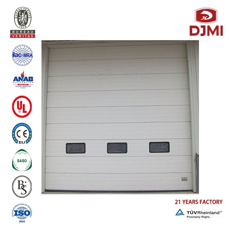 New Design Steel with Pu Sectioanl Gate 9*8 Sectional Overhead Garage Door Brand New Black Overhead Sectional Lifting 9*8 Electric Garage Door Hot Selling Automatic Overhead Doors Steel Garage Doors
